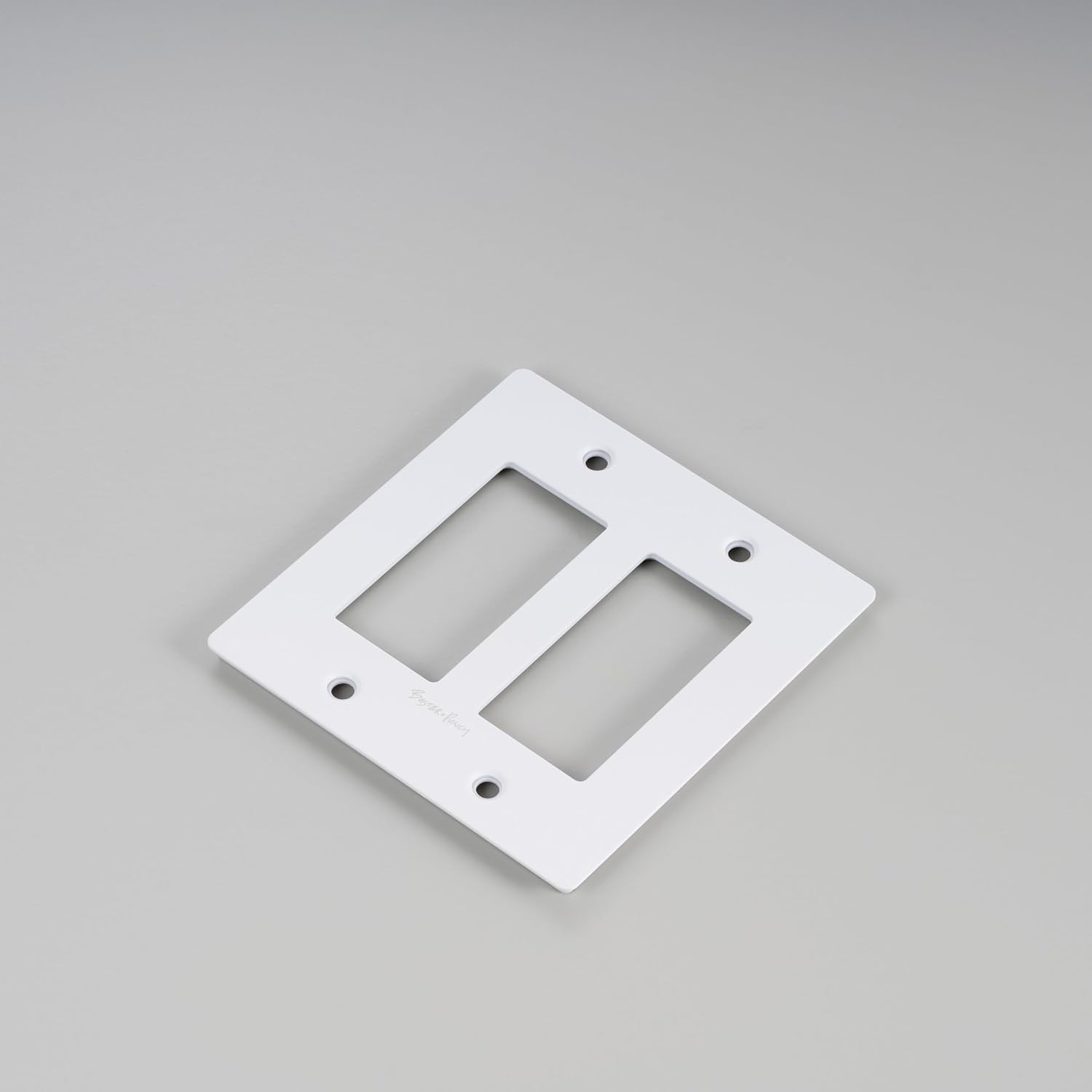 Buster and Punch 2G Wall Plate POLYCARBONATE (WHITE)