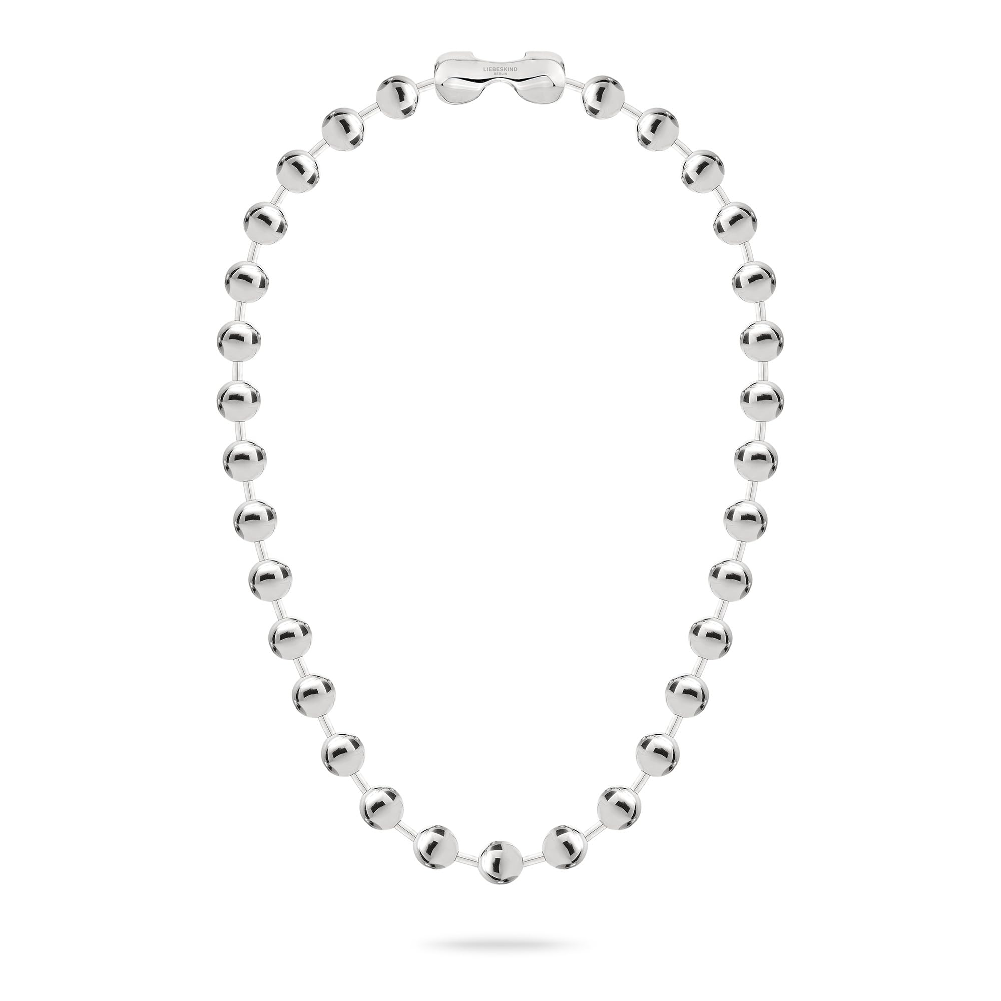 LIEBESKIND BERLIN Damen Steel Ball Collection – Ohrringe, Kette & Armband aus Edelstahl in Silber, Gold, Roségold & Schwarz - die fließenden Kugel-Designs geben jedem Outfit einen coolen