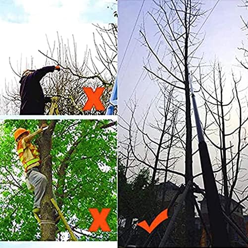 High-Altitude Telescopic Pole Saw & Pruning Shears - 5.4m/18FT Outdoor Branch Trimmer for Trees & Garden - Ideal for Cutting High Branches & Leaves