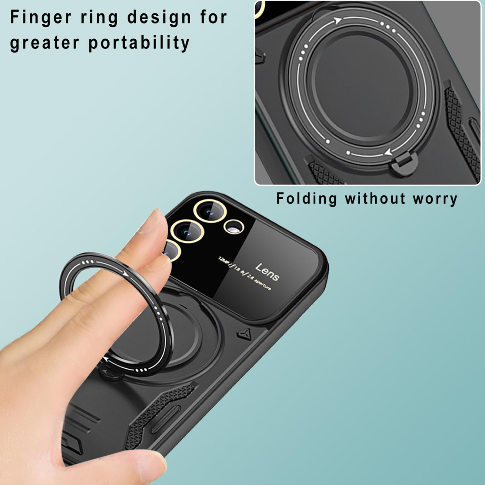 Amazon.com: HAZARA Case for Samsung Galaxy S23 Ultra /S23 Plus/S23,  Magnetic Ring Case Military Drop Protection Wireless Charging Cover,Red,S23  Plus : Cell Phones & Accessories