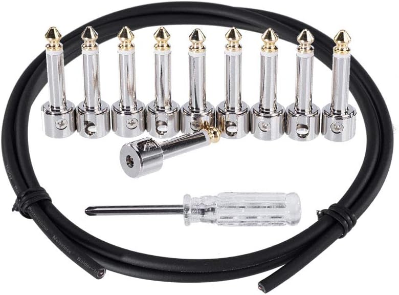 IVU Creator Solderless Patch Cable kit Solder Free Pedalboard Cable kit Guitar Patch Cable Effects Pedal Patch Cable