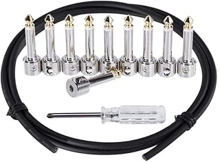 IVU Creator Solderless Patch Cable kit Solder free Pedalboard cable kit Guitar patch cable Effects pedal patch cable