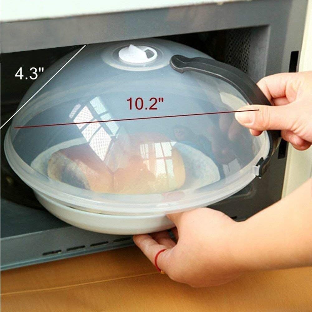 Fajiabao Microwave Plate Spatter Cover Kitchen 10.2-inch