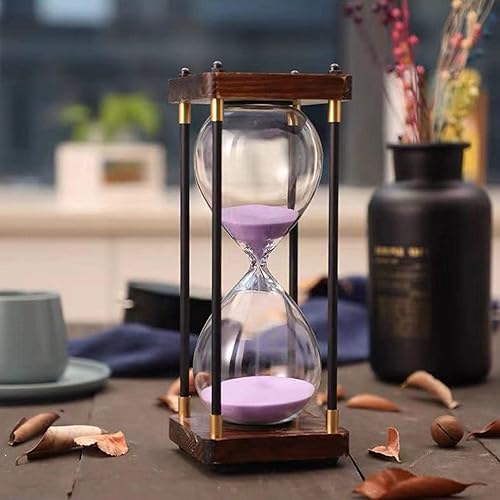 Miniatura 3 de JINYISI Reloj de arena, temporizadores de arena, temporizador de reloj de arena, vidrio de hora, temporizador de arena de reloj de arena, reloj de