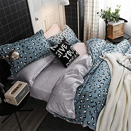 Linge de lit 4 pièces microfibre hypoallergénique 140x200cm - 4