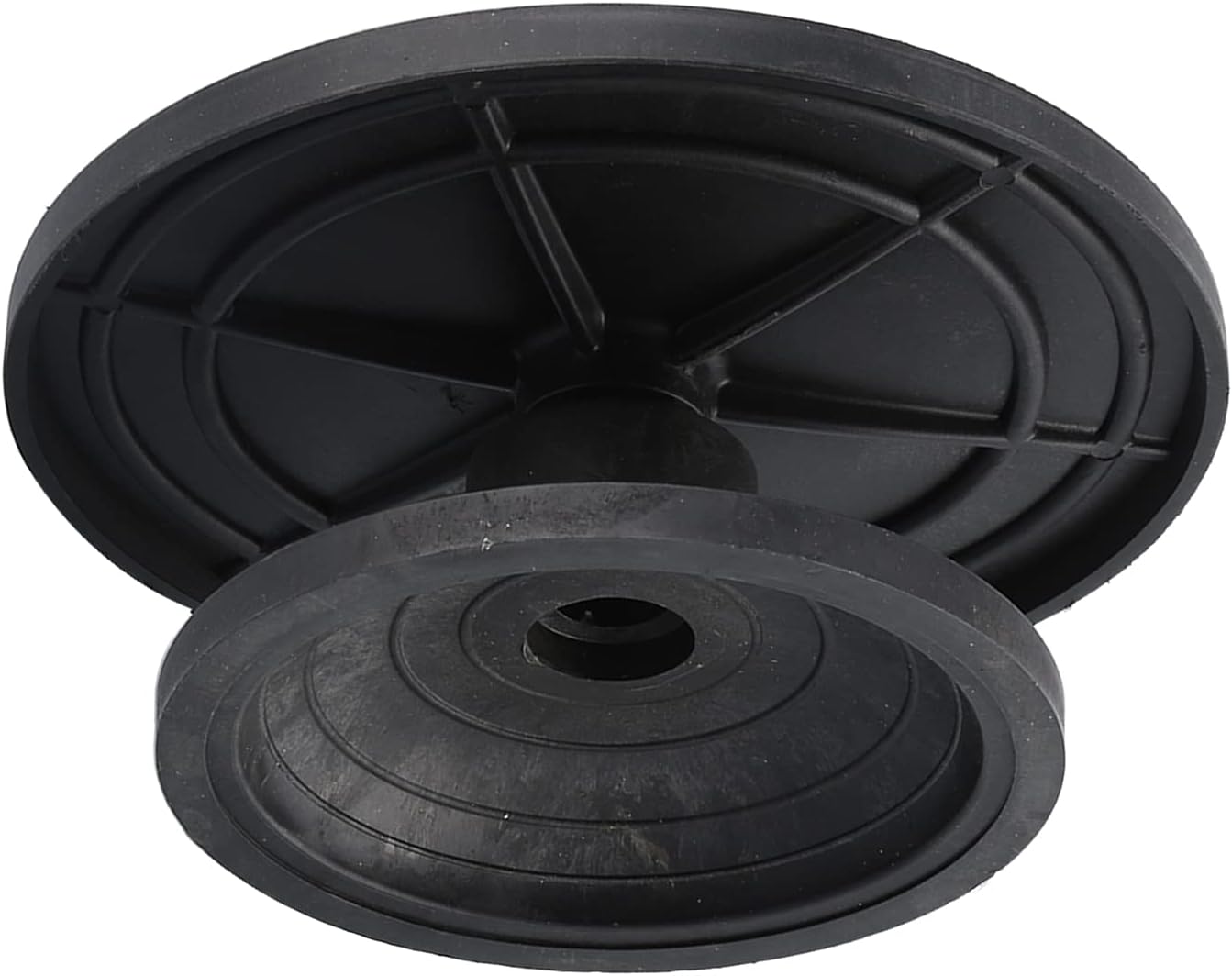 Professional Sculpting Wheel Craft Clay Making Pottery Cake Decorating Wheel Turntable Material Heavy Duty Ball Bearings Easy Rotation Adjustable Convenient Use for (All Black 25 cm)