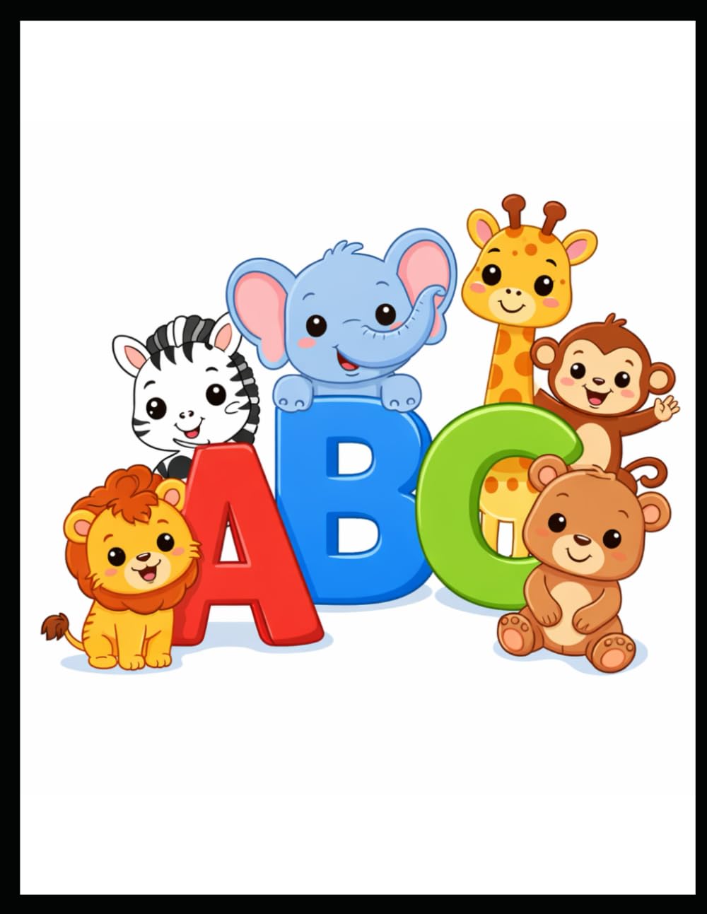 ABC Coloring Book for Kids: Fun and Easy Alphabet Coloring Pages with Animals and Objects for Preschool and Toddlers