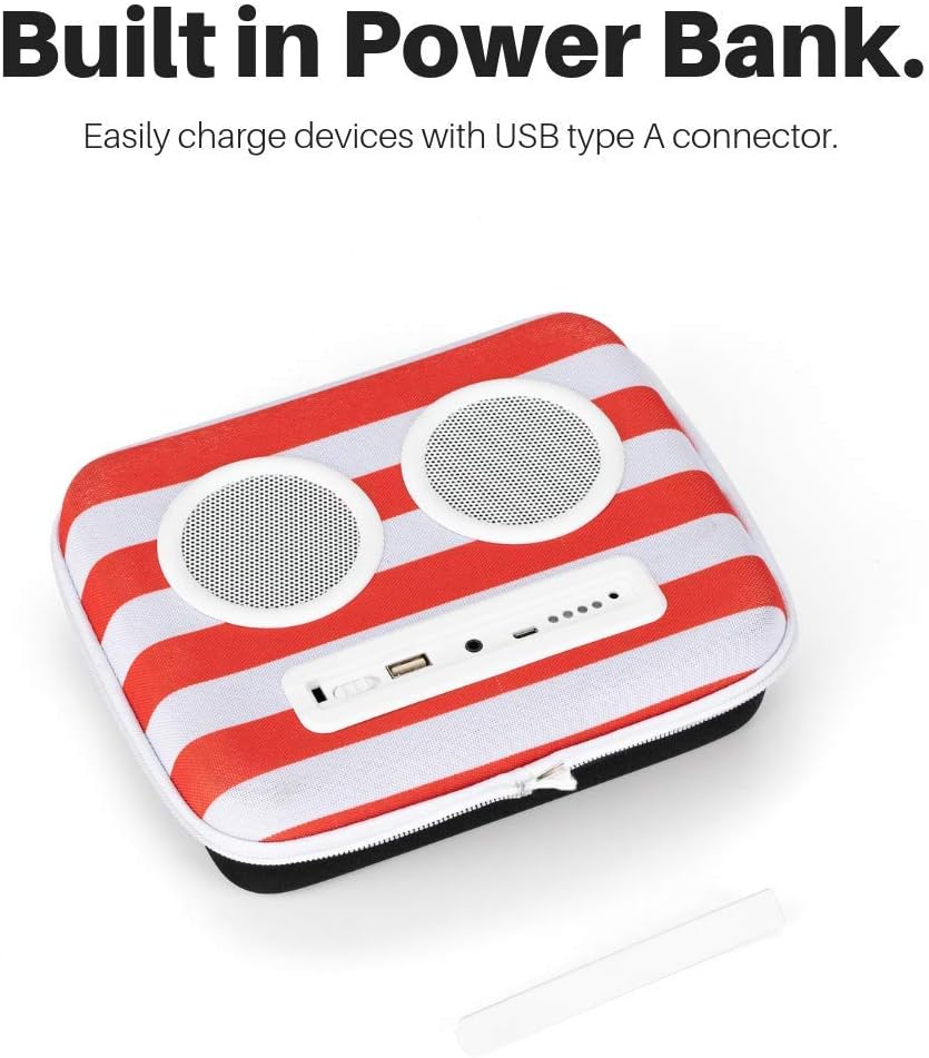 Free Shipping Offer The #1 American Flag Cooler with Speakers (Bluetooth, 20-Watt) for Parties/Festivals/Boat/Beach. Rechargeable Speaker Cooler, Works with iPhone & Android (2022 Edition)