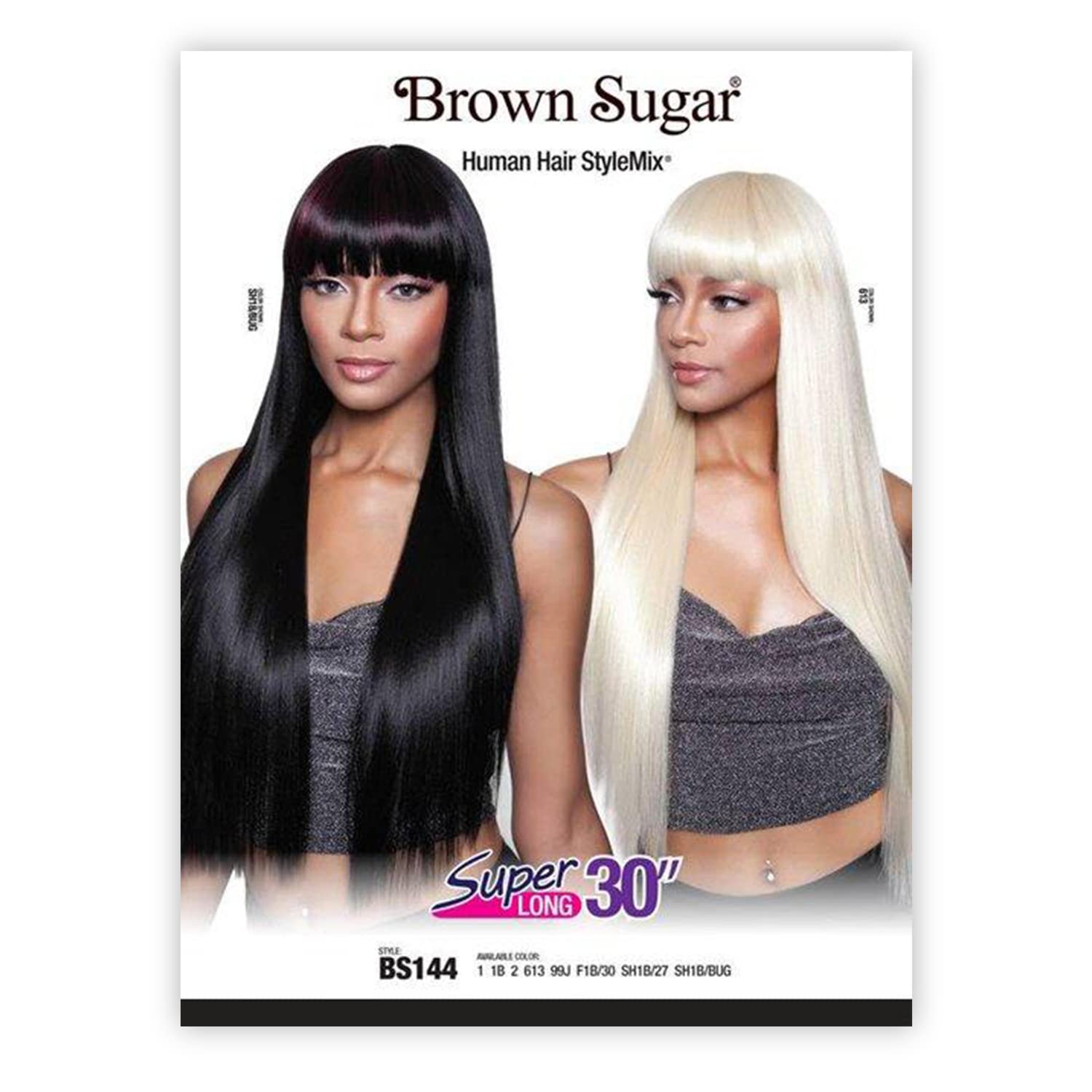 Mane Concept Human Hair Blend Wig Brown Sugar Super Long 30" BS144 (SH1B27)