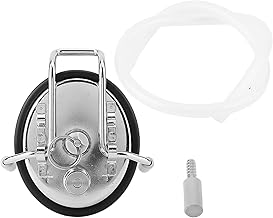 Carbonation Keg Lid Stainless Steel Cornelius Style Homebrew Beer Barrel Soda Keg Carbonator Carbonized Cover with 0.5 Micron Diffusion Stone