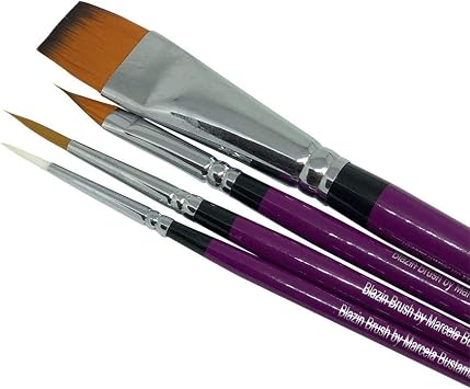 Blazin Brush Collection by Marcela Bustamante 4 pcs