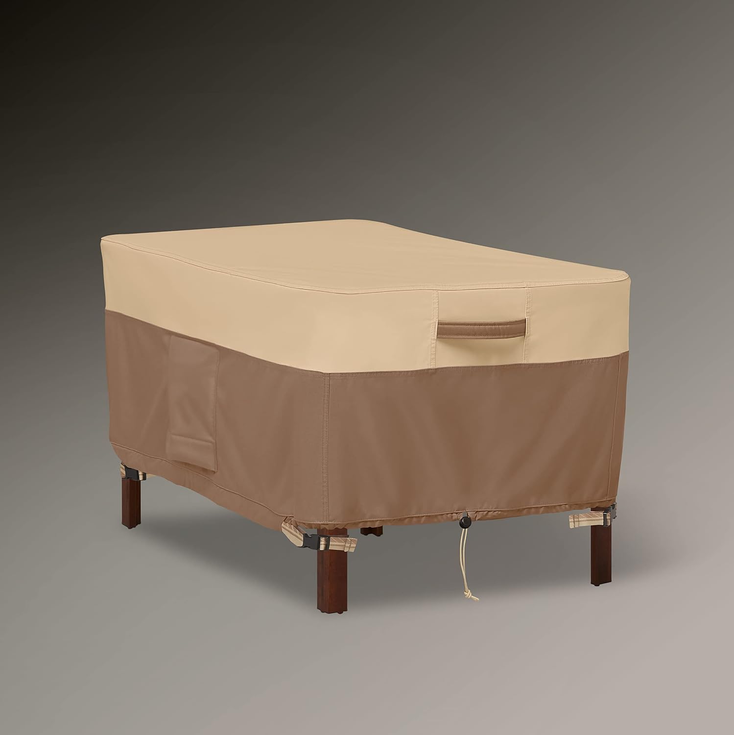 Classic Accessories Veranda's Best Waterproof Patio Coffee Table Cover, 48 x 25 x 18 Inch