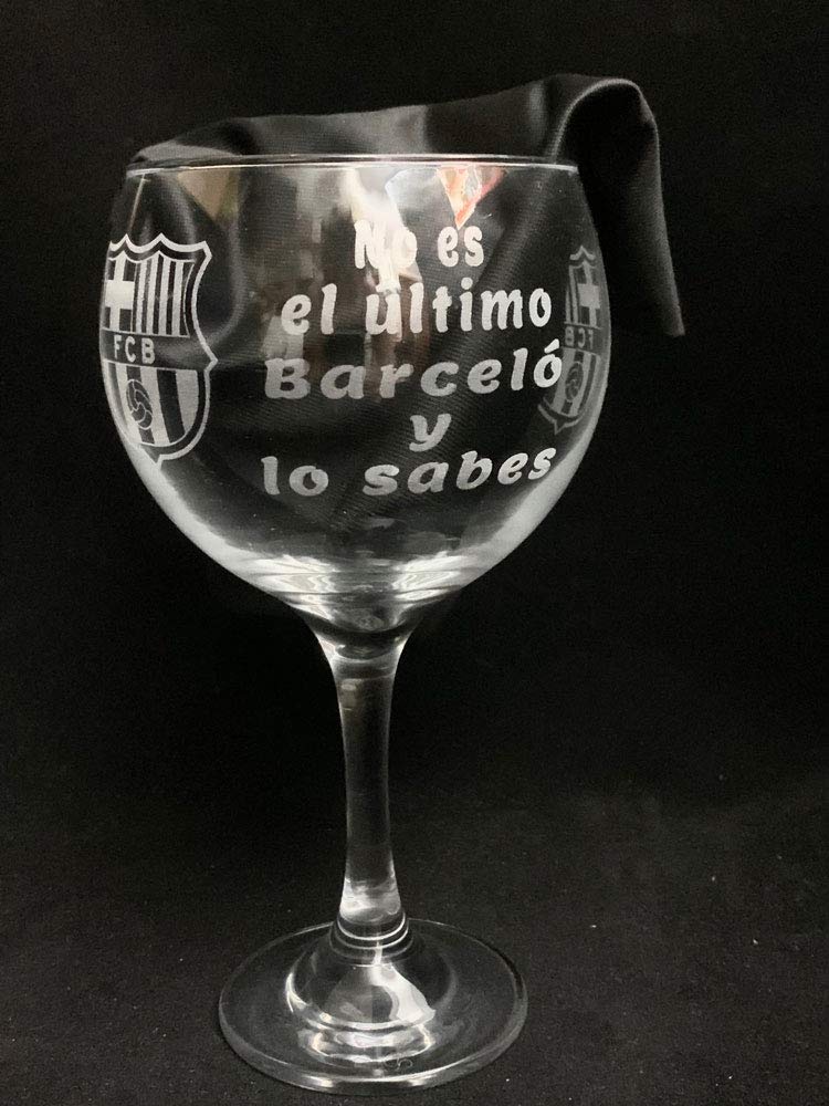 regalo grabado - 6 Copas Gin Tonic Personalizada | Grabado Permanente | Vidrio de 630 ml | Ideal para Cumpleaños, Boda, Despedida| Copas Gin-Tonic o Cubata Personalizadas | Unidades (6)