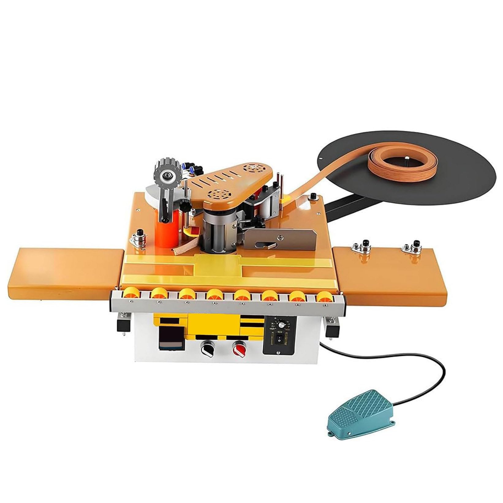 Máquina de bandas de bordes portátil encoladora de cantos para carpintería de madera