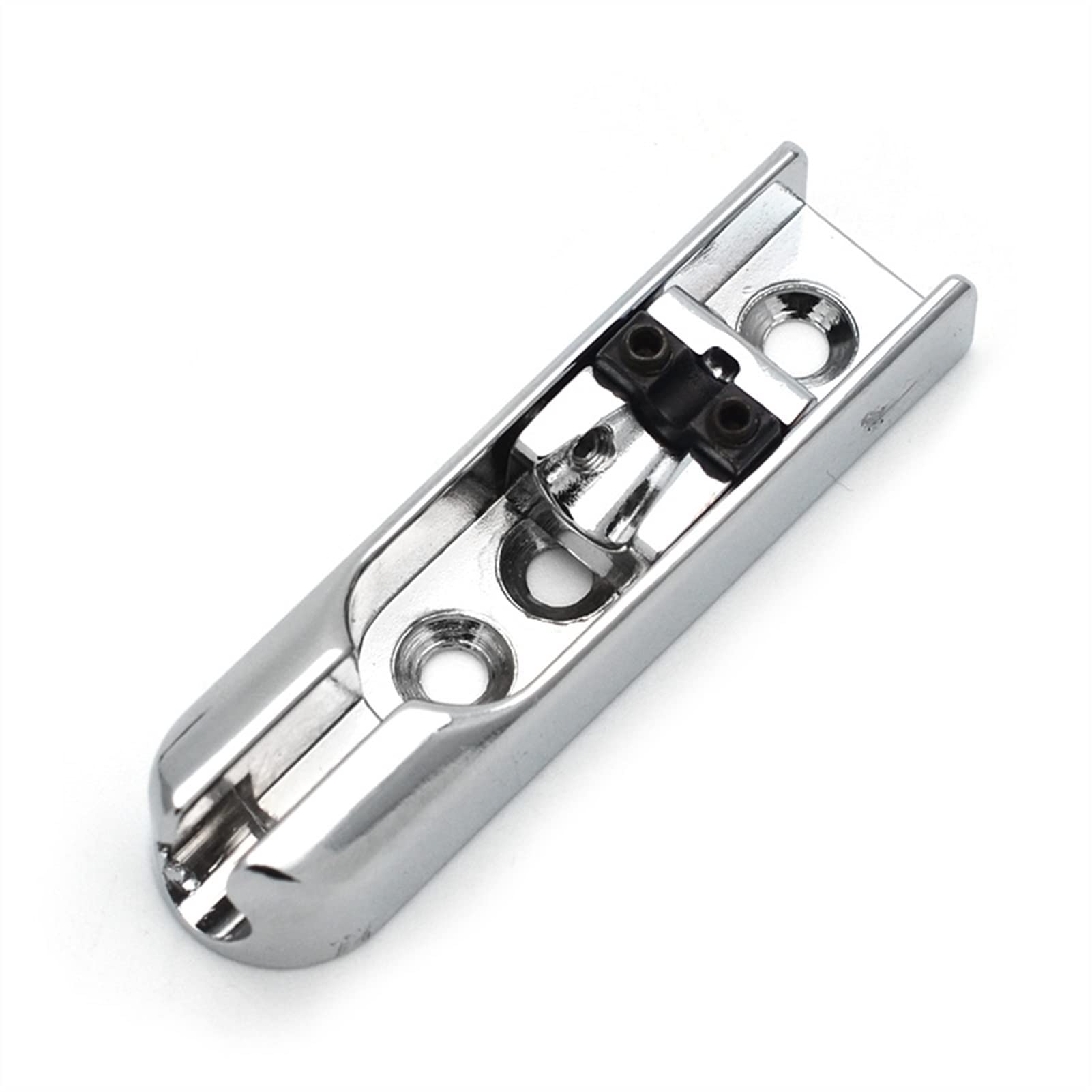 Bass Bridge 4-Single String Bass Bridge 4pcs Individual Chrome 1set Electric Guitar Bridge