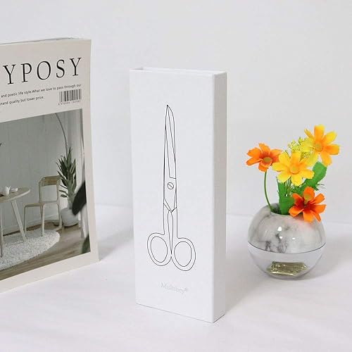 Miniatura 7 de MultiBey Tijeras de oro de 7 pulgadas, herramientas de corte de papel de tela a medida, tijeras para manualidades, tijeras de cobre resistente,