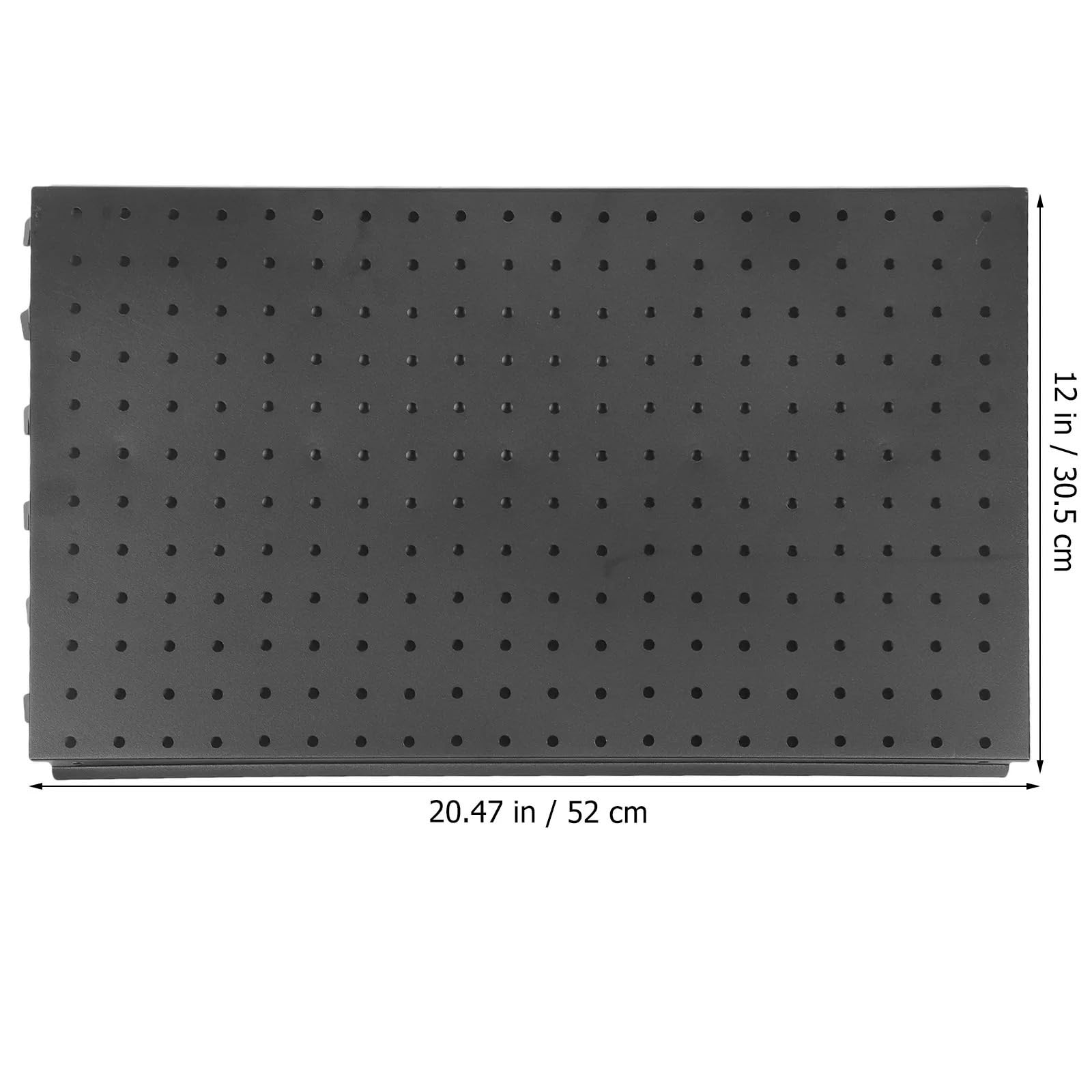 Genérico Tablero perforado metal resistente organizador herramientas garaje | La gran superficie del panel ofrece un amplio espacio for colgar una variedad de equipos portátiles de taller.