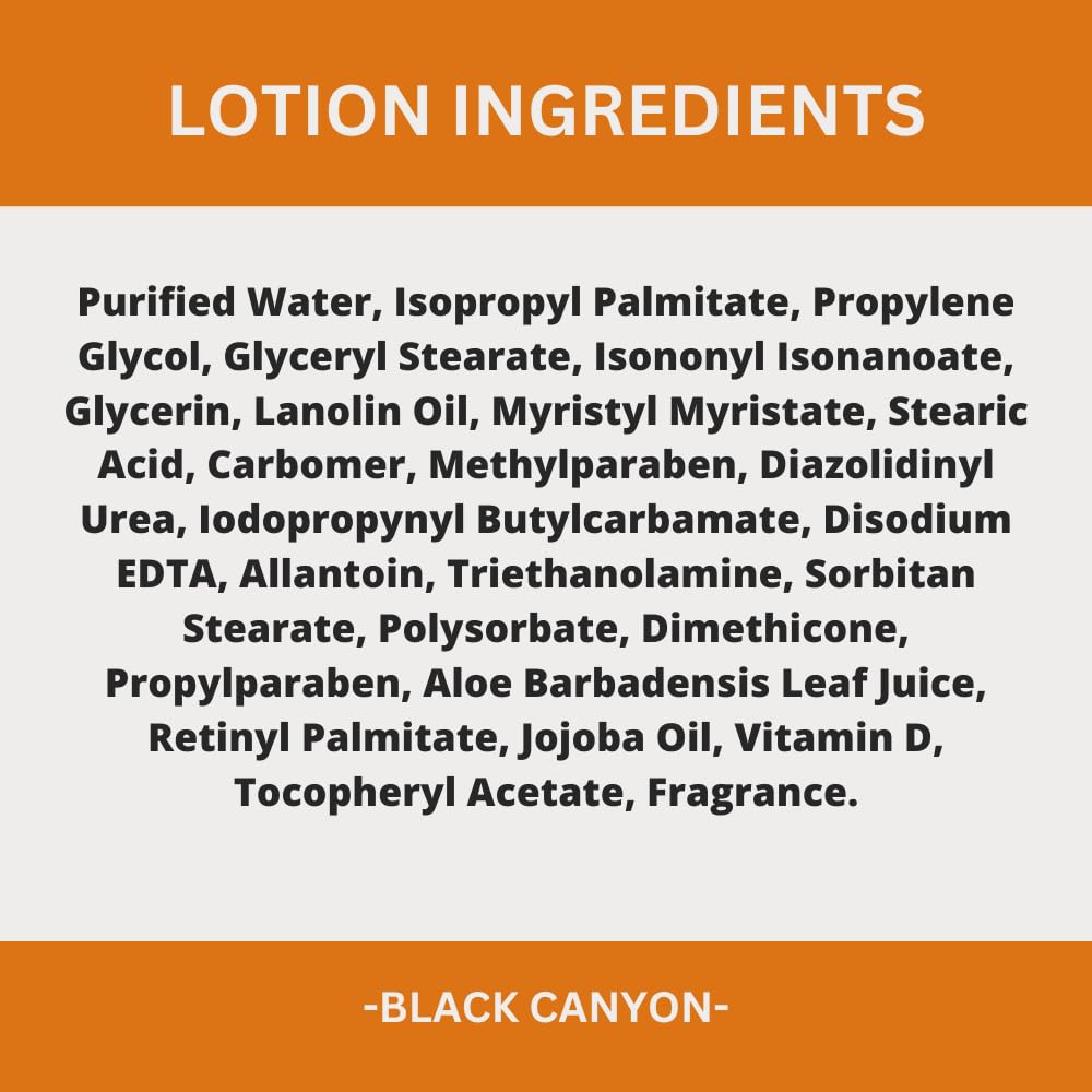 Black Canyon Pumpkin Spice Scented Body Lotion with Lanolin and Jojoba Oil, 12 Oz - Image 7
