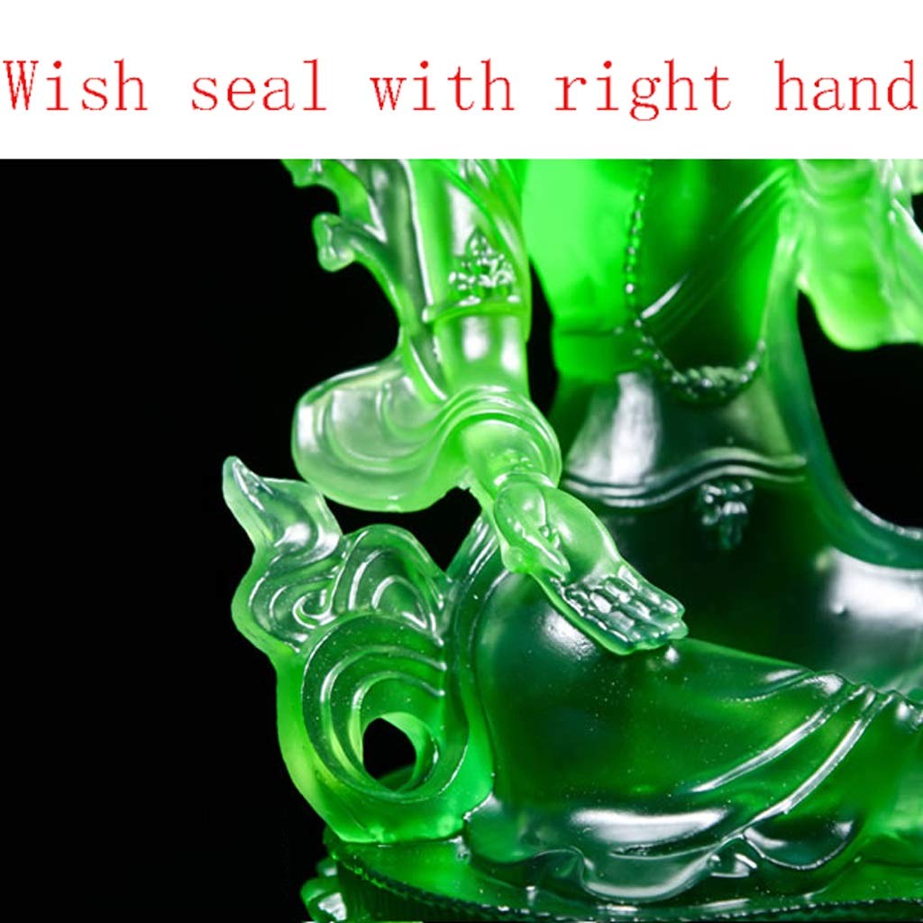 Estatuas de Buda Buda Estatua Resina Buddha Sereno Decorativo Zen Buddha Meditating Sentado Buda Escultura orando 8.27 Pulgadas Decoracion