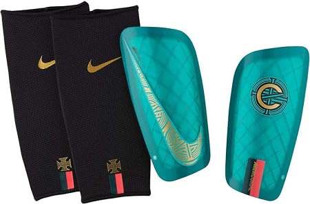 Nike CR7 Mercurial Lite Espinillera (transparente esmeralda/negro/oro) (XS)  : Deportes y Actividades al Aire Libre - Amazon.com