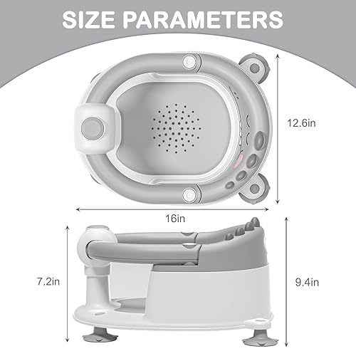 Miniatura 8 de TPN Asiento de baño para bebé (gris)