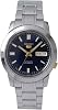 Seiko SNKK17J1 Watch, Made in Japan, Automatic Winding, Black, Bracelet Type