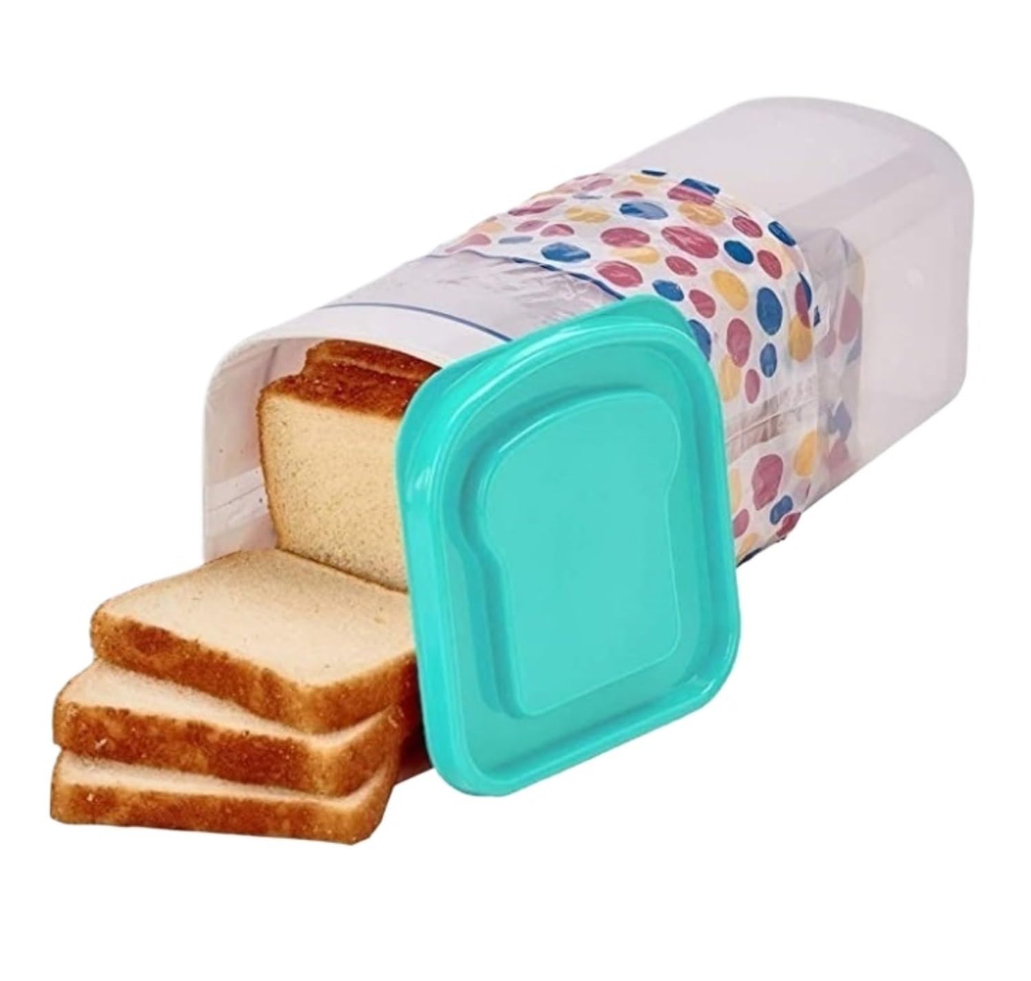 MHbdfsxz Bread Container Storage Bin Bread Box Sandwich Dispenser Storage Container With Lid For Toast French Fries Cookies Pastries(Grün)