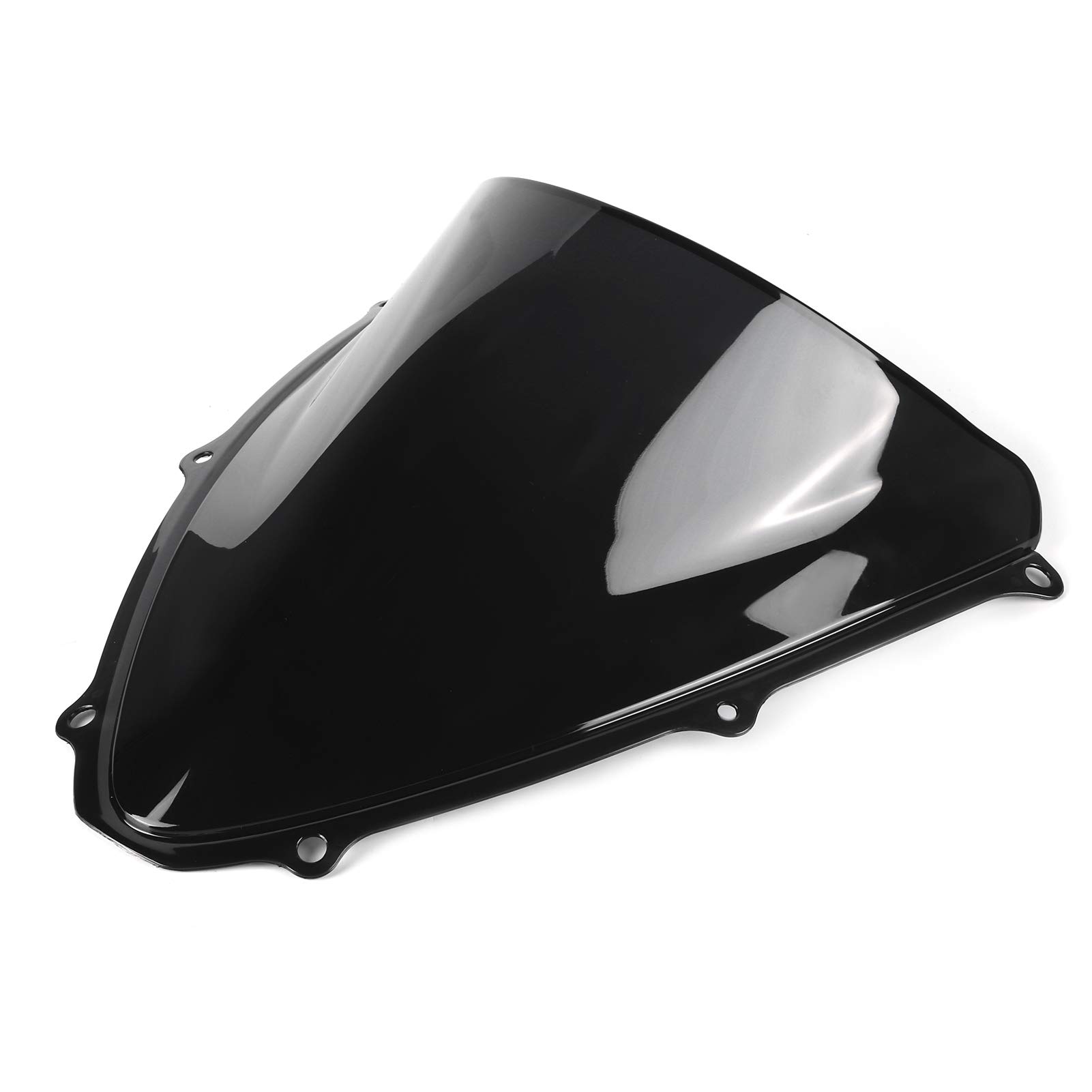 Frangivento per moto e moto, deflettore per parabrezza in PC, compatibile con Suzuki GSXR 600 750 K6 2006 2007 (nero)