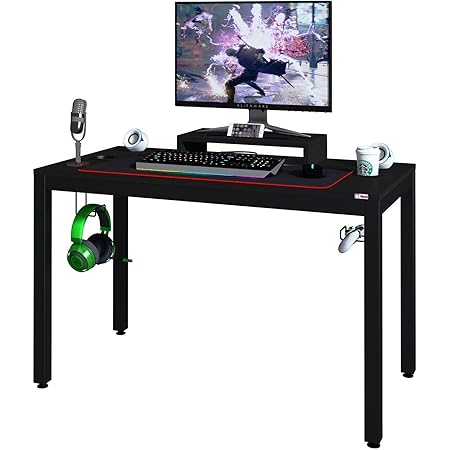 gaming pc in desk