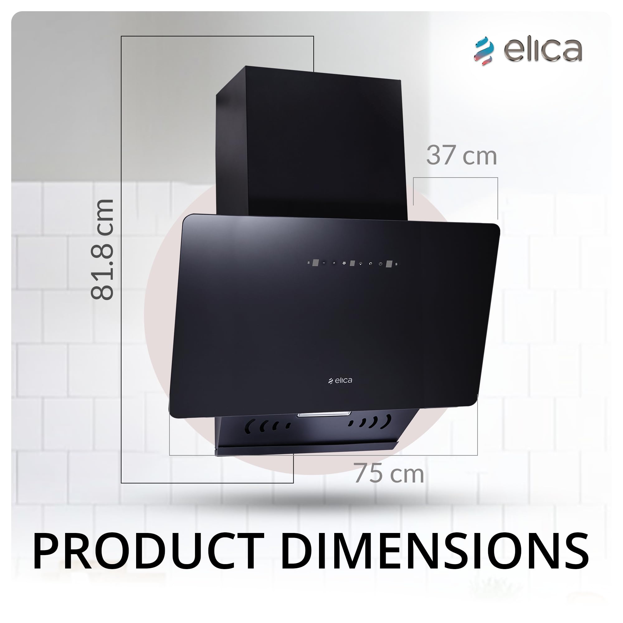 Elica Kitchen Chimney - Powerful & Easy Clean -8