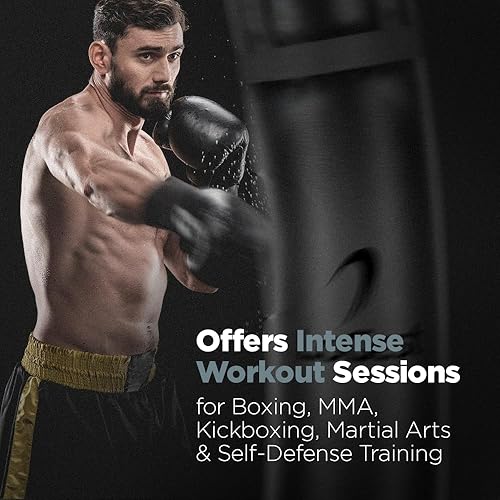 Miniatura 4 de LoGest Bolsa de boxeo  Saco de boxeo colgante Equipo de entrenamiento deportivo  MMA, karate, judo, muay thai, kickboxing  colgante o independiente