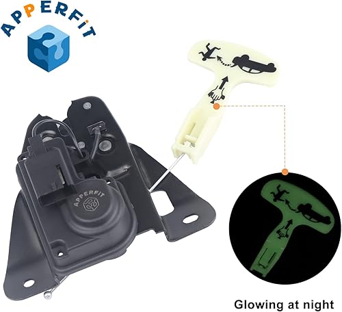Miniatura 4 de APPERFiT Motor de accionamiento de bloqueo de puerta trasera compatible con Chrysler 200 300 Dodge Avenger Charger Challenger Dart reemplaza 931-714