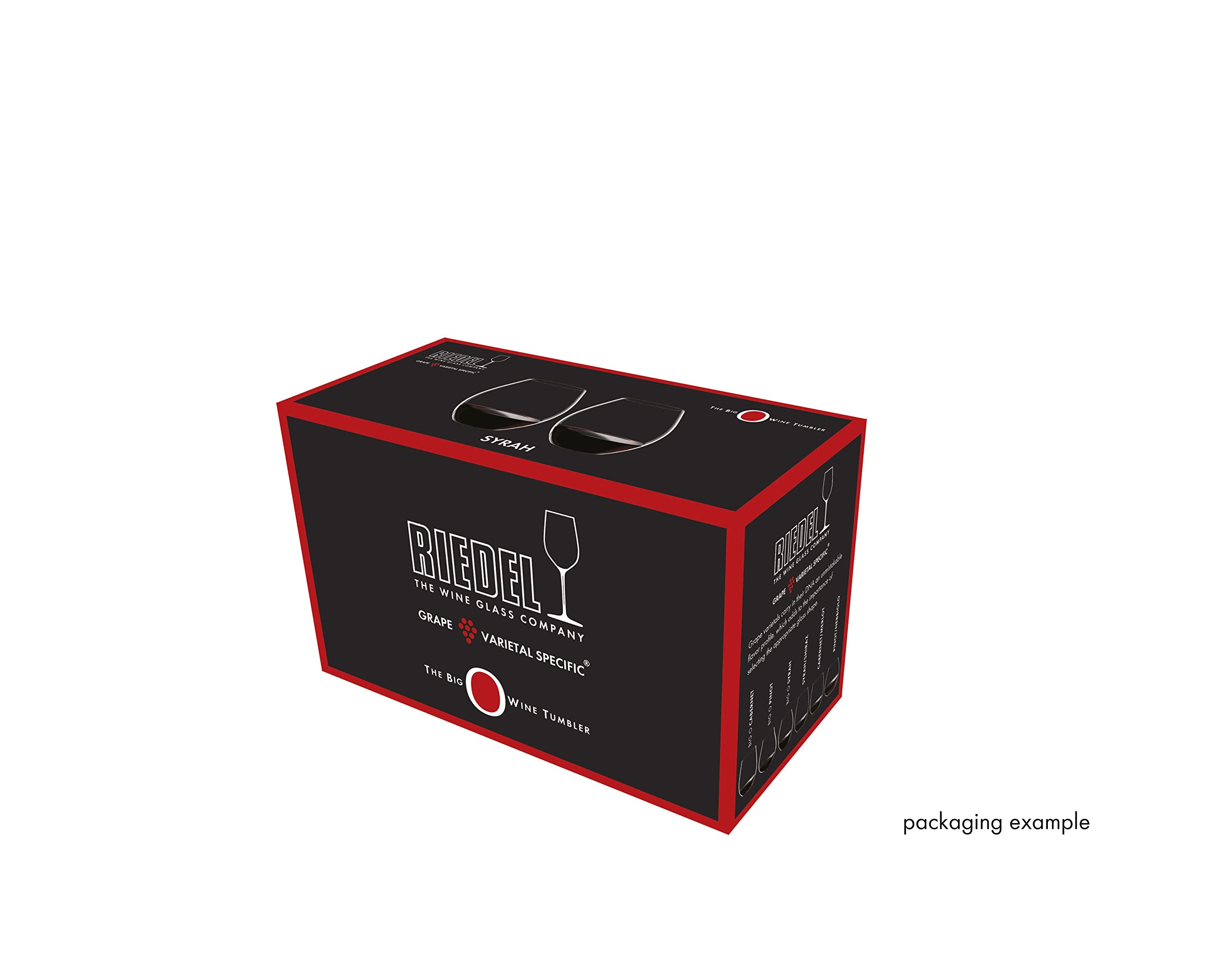 Riedel Big O Syrah Tumbler Set - 2 Glasses -5 Riedel Big O Syrah Tumbler Set - 2 Glasses -5