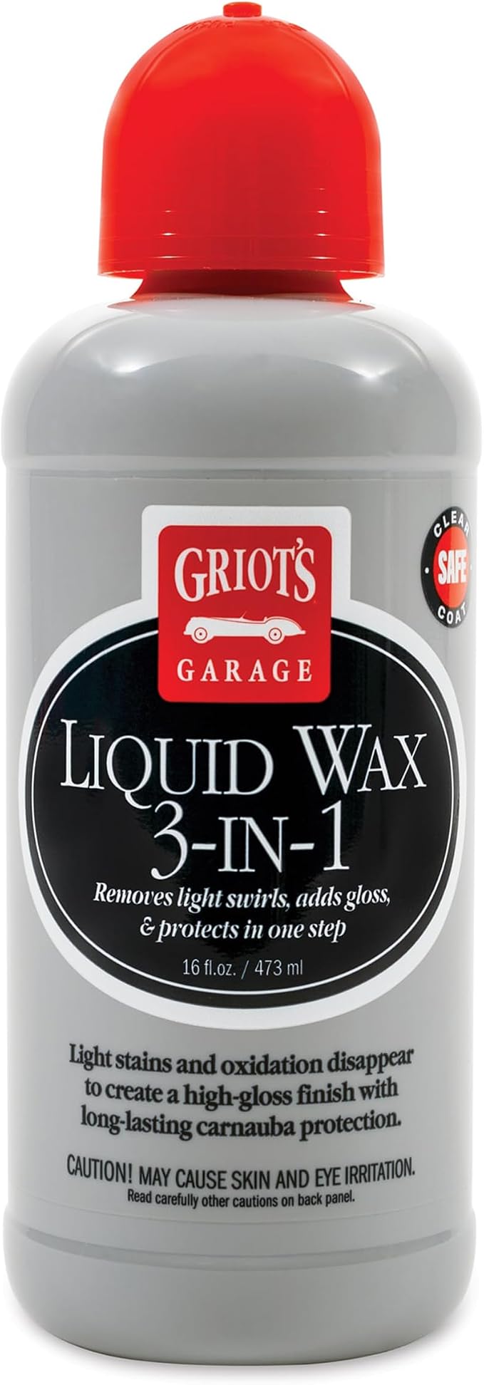 Griots Garage Liquid Wax 3-In-1 for Car Polishing and Detailing,