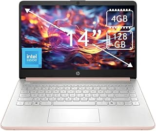 HP Laptop 14" Celeron 4GB 128GB 14" Dorado 14-dq6015dx