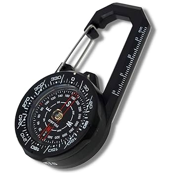 Amazon.co.jp: POLARIS カラビナ付 コンパス MC-0933 方位磁石