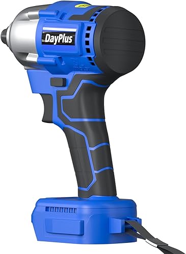 Miniatura 9 de Llave de impacto inalámbrica de 21 V de 12 pulgada, pistola eléctrica imapct sin escobillas, 420 Nm, alto par de torsión 3200RMP, 2 baterías de 6.0