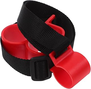 Zerodeko Universal Trash Can Lid Lock for Animals Elastic Strap Garbage Bin Lock to Prevent Raccoons and Bears Adjustable Bungee Cord for Outdoor Use