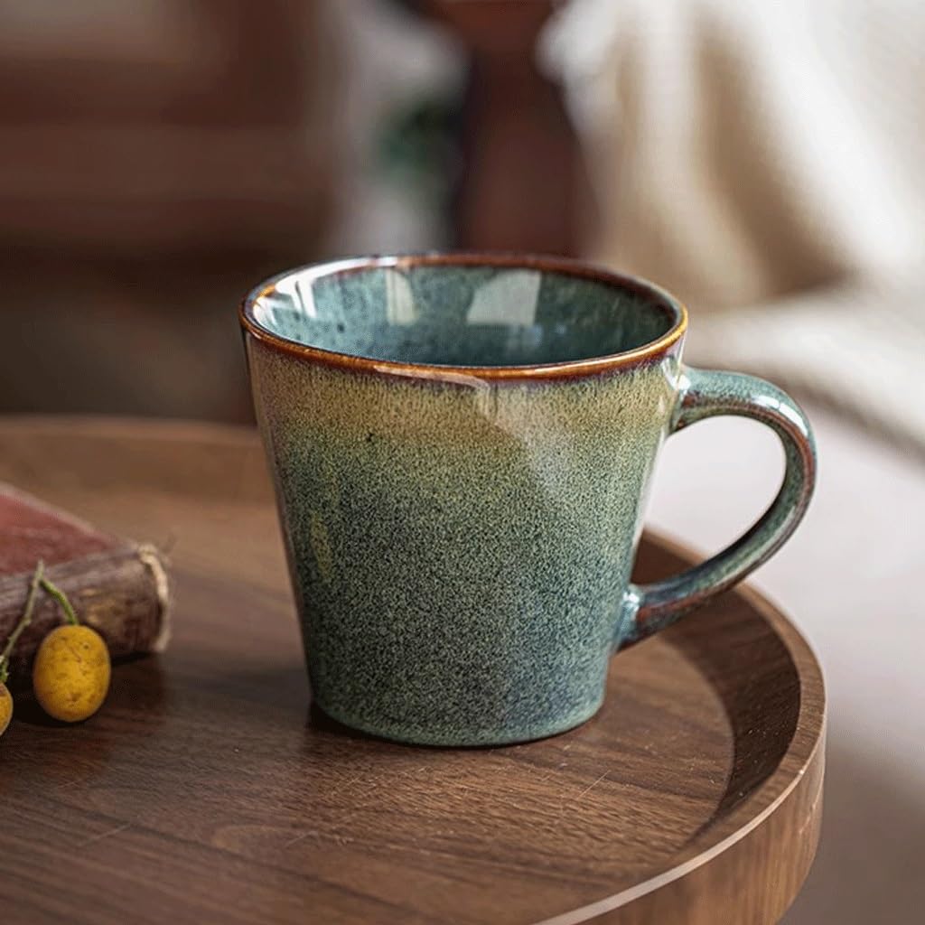 Tazas Cafe Taza De Café Con Taza De Agua De Cerámica Retro Mug Cups