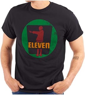 Stranger Fan Sci-Fi Geeky Nerd Eleven Graphic T Shirt Men or Women Black
