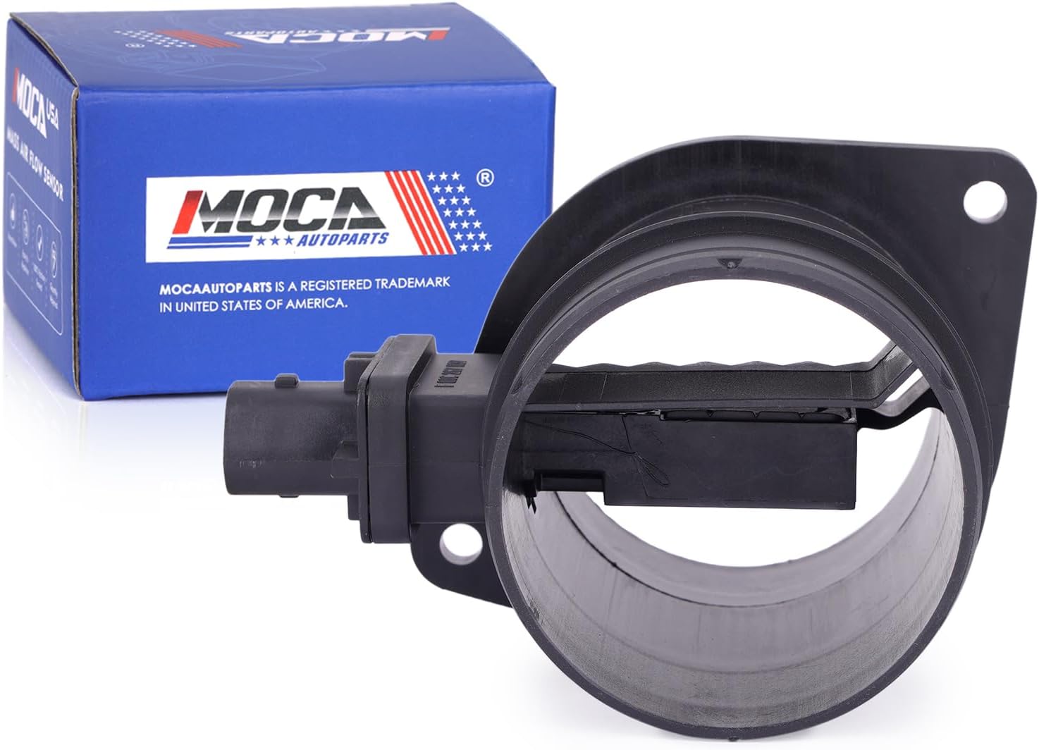 MOCA AF10556 Mass Air Flow Sensor w/Housing Fit for Jaguar 2014-2021 F-Type 3.0L, 2013-2020 XF 3.0L, 2017-2020 F-Pace 3.0L, for Land Rover 2014-2021 Range Rover 3.0L, 2017-2020 Discovery 3.0L
