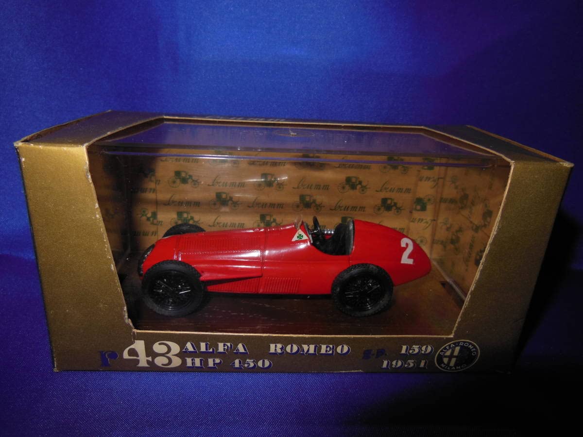 Brumm Alfa Romeo 158 #22 Juan Manuel Fangio 1950 1/43 R36