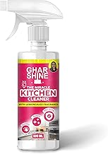 GharShine Kitchen Cleaner Spray 500ML With Lemongrass Fragrance | Removes Tough Oils & Grease Stains | Best Home & Chimney Cleaner Spray | Suitable For Countertops, Stoves, Cabinets & Fans | PK Of 1