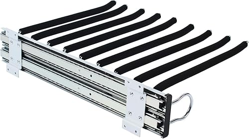 Miniatura 9 de Futchoy Percha extraíble para pantalones, armario y pantalones, cajón de ahorro de espacio, barra antideslizante para colgar ropa, multifuncional