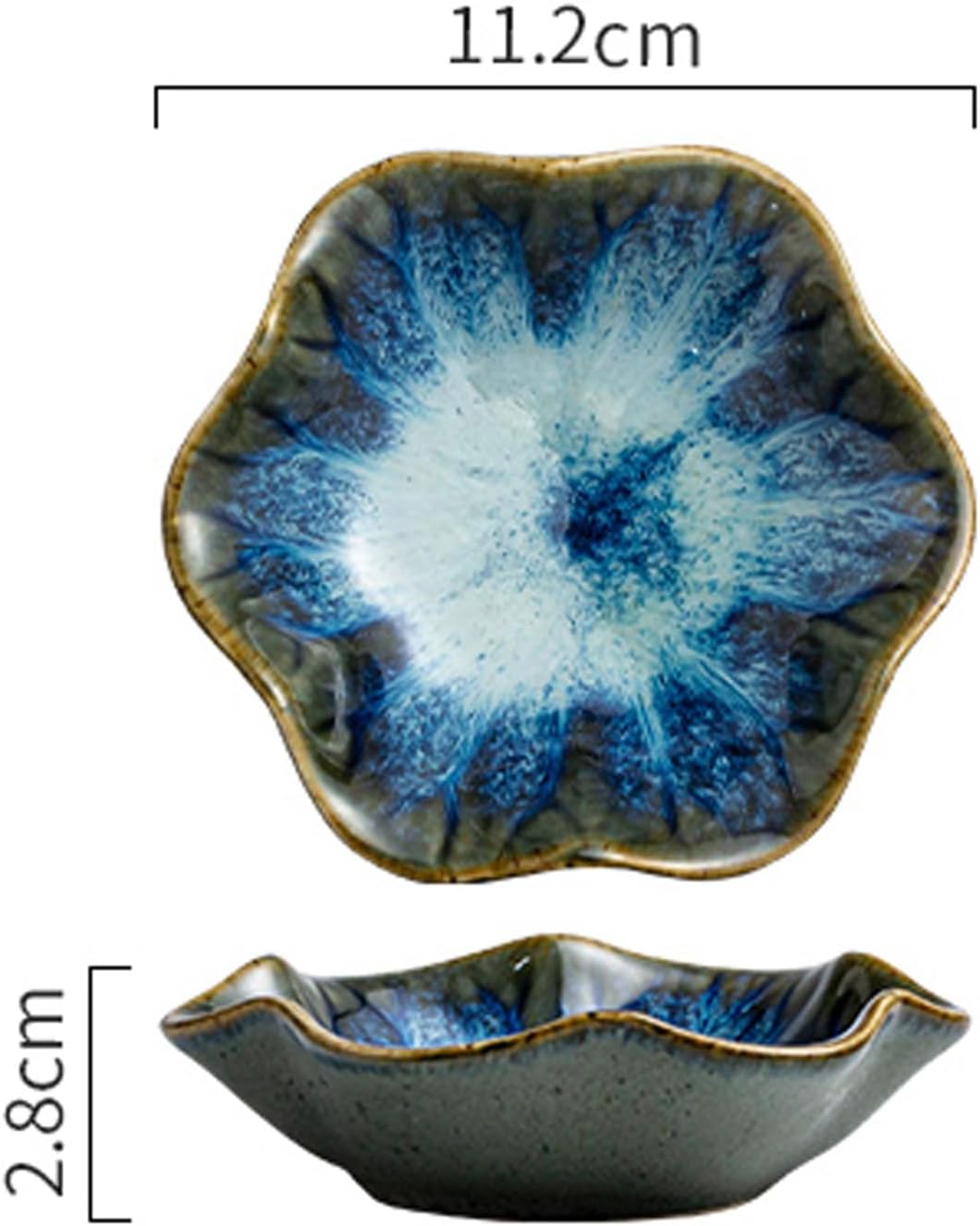 Bowl for Sauce Condiment Trays Can be Used to Hold Sauces Snacks Desserts and Other Treats