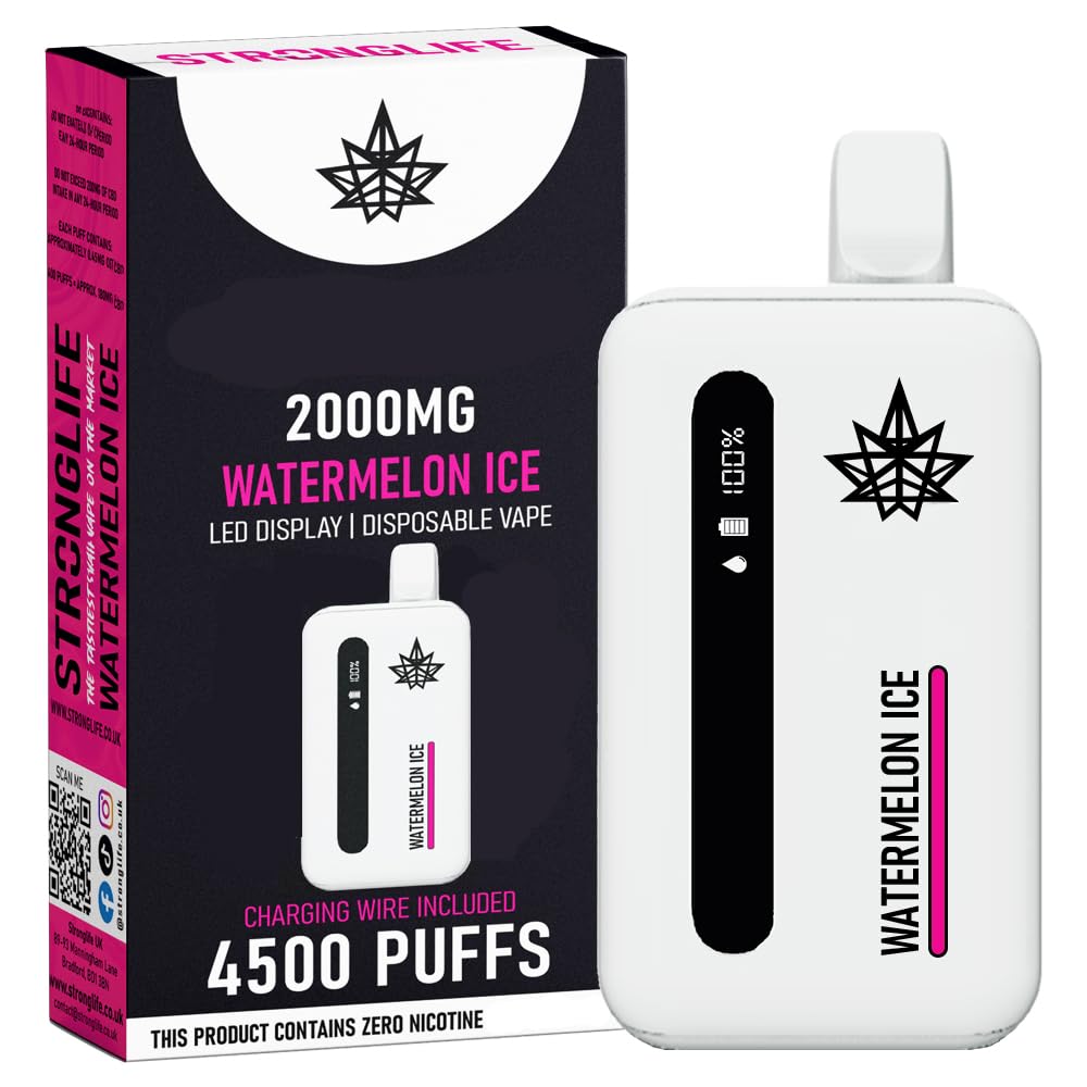 Rechargeable Disposable Vape Pen, 4500 Puffs, 1x E-Cigarettes with Display Screen, No Nicotine,