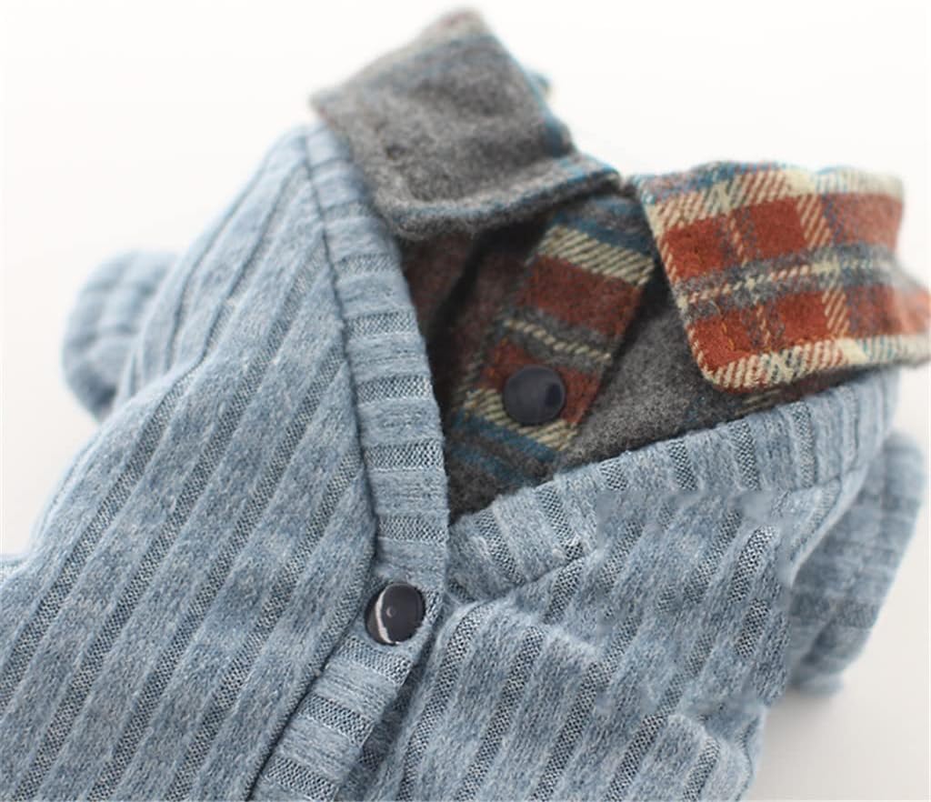 Warm Winter Dog Sweater Coat Soft Liner Clothes for Dogs Teddy Bichon (Color : B Size : M Code) (A S code)