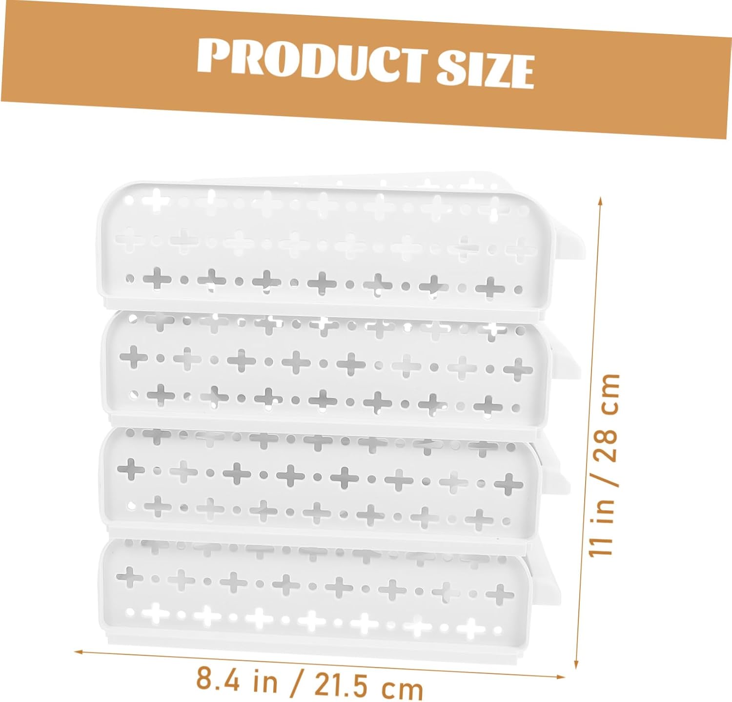 Box 30 Stackable Egg Storage Box Egg Container White Plastic Tray for Home Kitchen Refrigerator Organizer Easy to Clean Space Saving Design Prevents Collisions