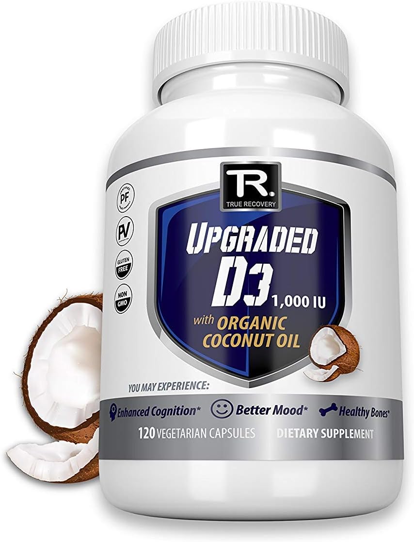 Immunity by True Recovery Vitamin D3 5000IU 125 MCG in Organic Olive Oil