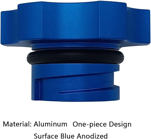 Miniatura 5 de kweiny Tapa de llenado de aceite de motor de aluminio para GM Buick Cadillac Chevrolet GMC Pontiac Saturn Oldsmobile1992-2018